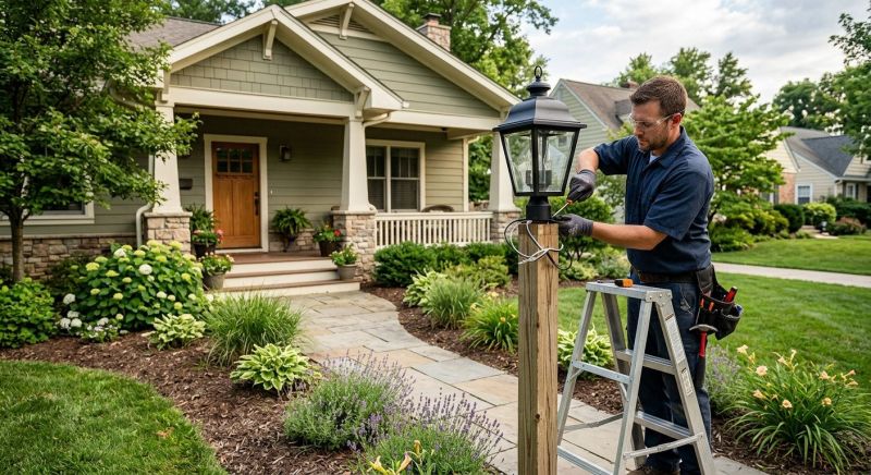 Landscape Lighting Repair in Kansas City, KS