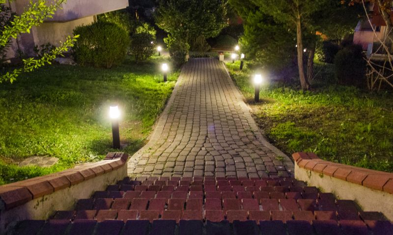 Sidewalk Lighting Installation in Kansas City, KS