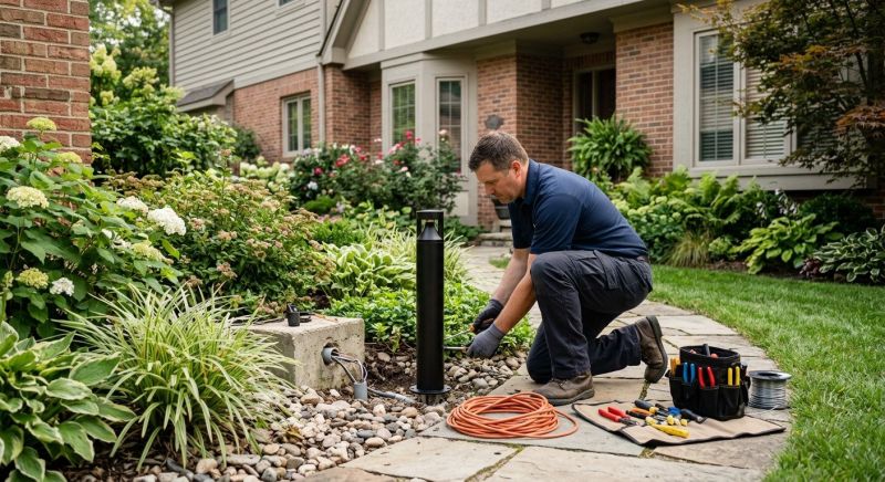 Step Lighting Installation in Kansas City, KS