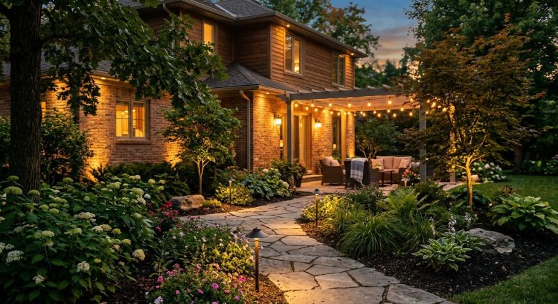 Terrace Lighting Installation in Alpharetta, GA