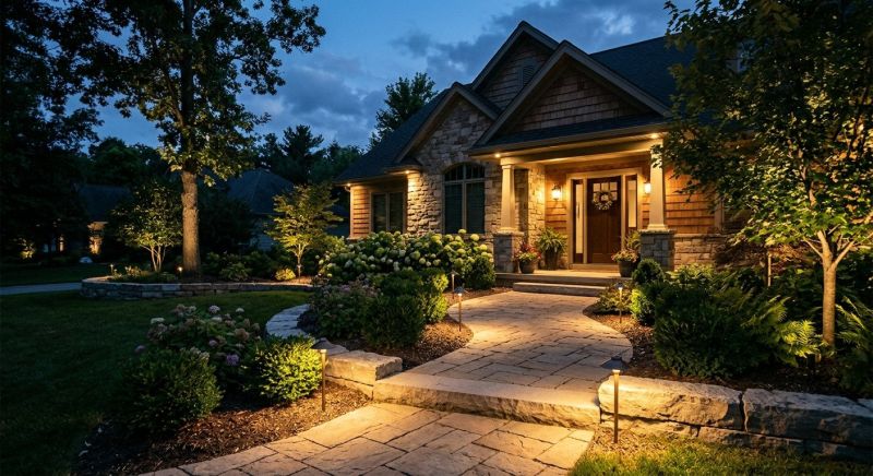 Walkway Lighting Installation in Kansas City, KS